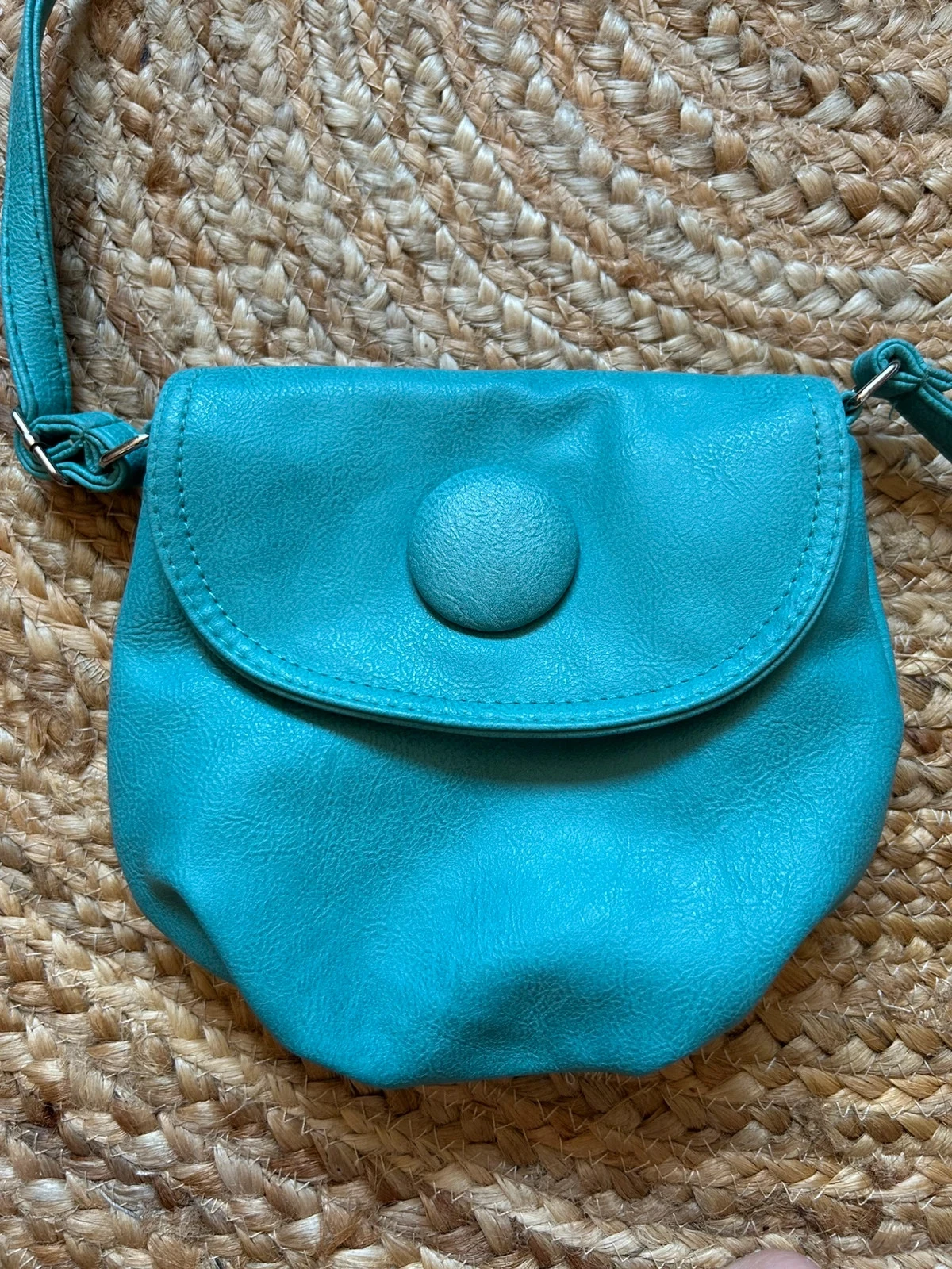 🦋🌿Pequeno saco turquoise transversal de verão boêmio chique Small sea green summer crossbody bag🌿🦋 – photo 5